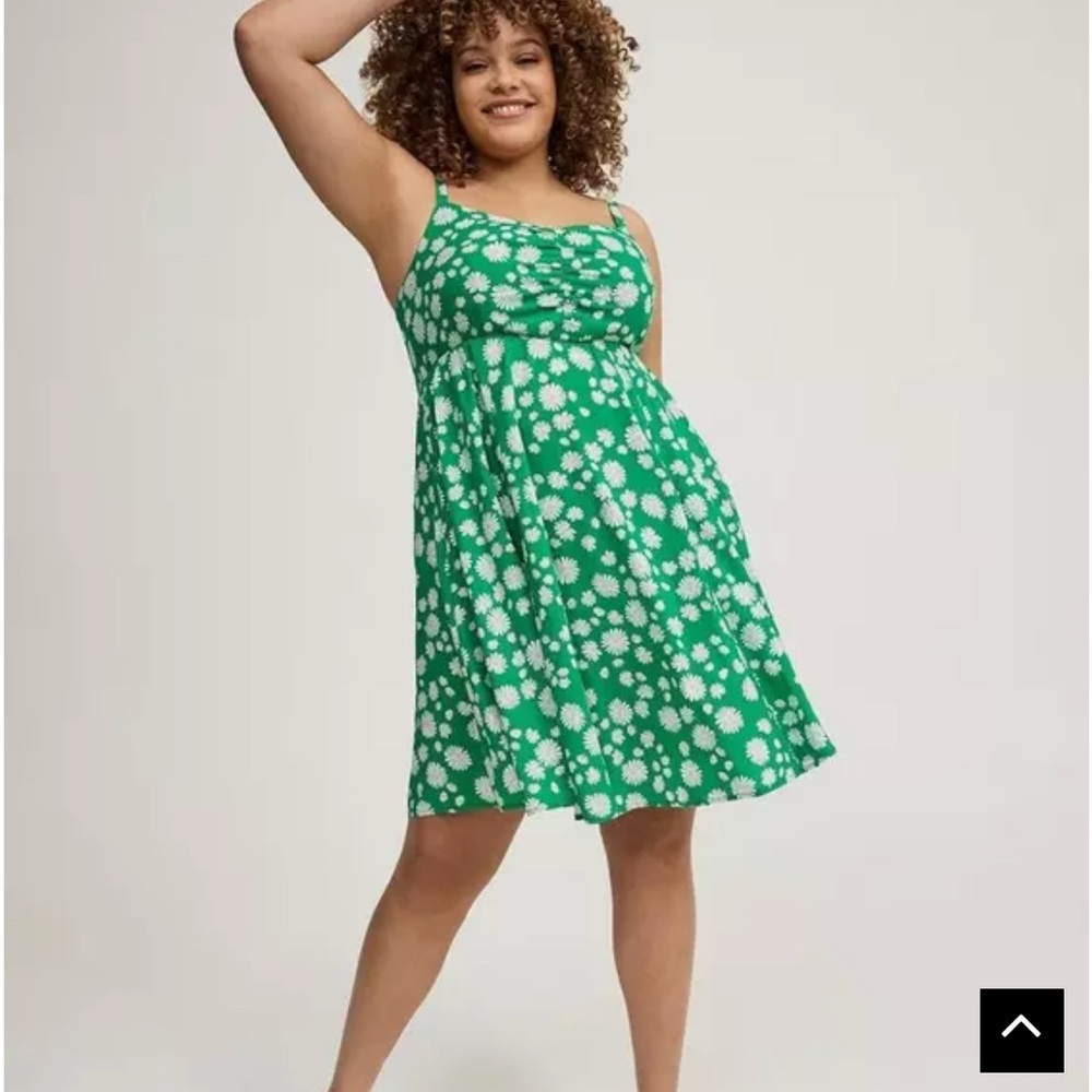 Torrid Mini Challis Skater Dress